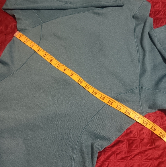 Patagonia Capilene 3 Women 1/4 Zip Baselayer Performance Sz S/M Blue Green - Picture 7 of 12